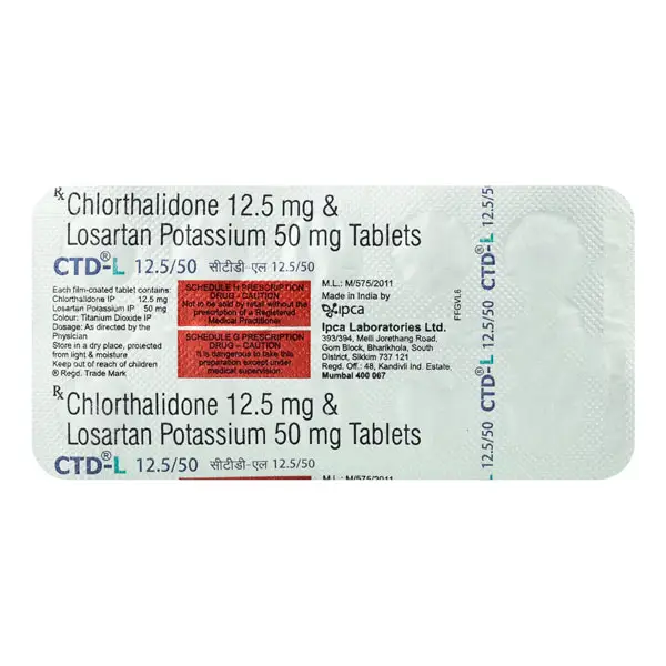 CTD-L 12.5/50 Tablet